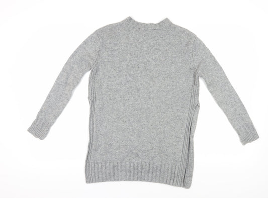 Womens UK Size XS French Connection Grey Pullover Jumper