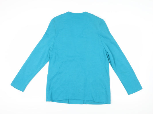 Womens UK Size 12 St Michael Blue Cardigan Jumper