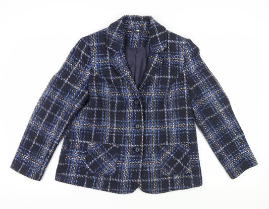Womens UK Size 14 EWM Multicoloured Basic Jacket