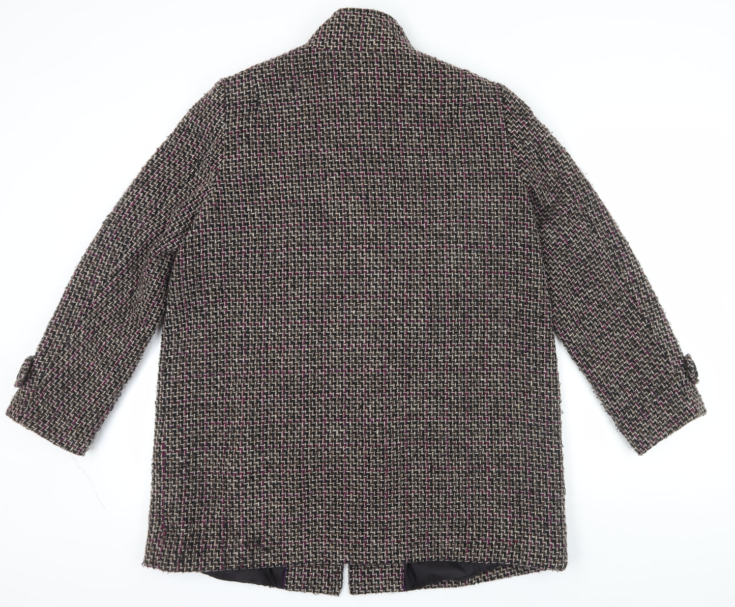 Womens UK Size 18 Marks and Spencer Multicoloured Overcoat