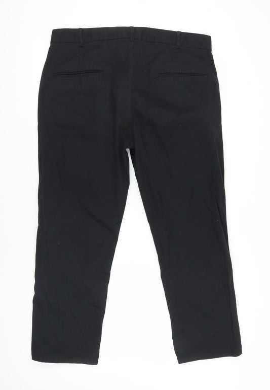 ORN Men's Black Dress Pants Size 38S Straight Leg