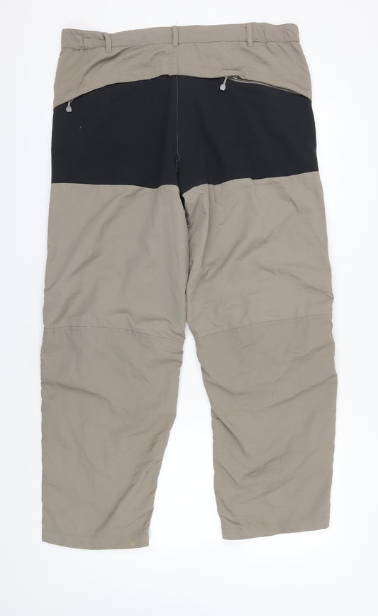 Regatta Men's Beige Cargo Trousers, M, Relaxed Fit