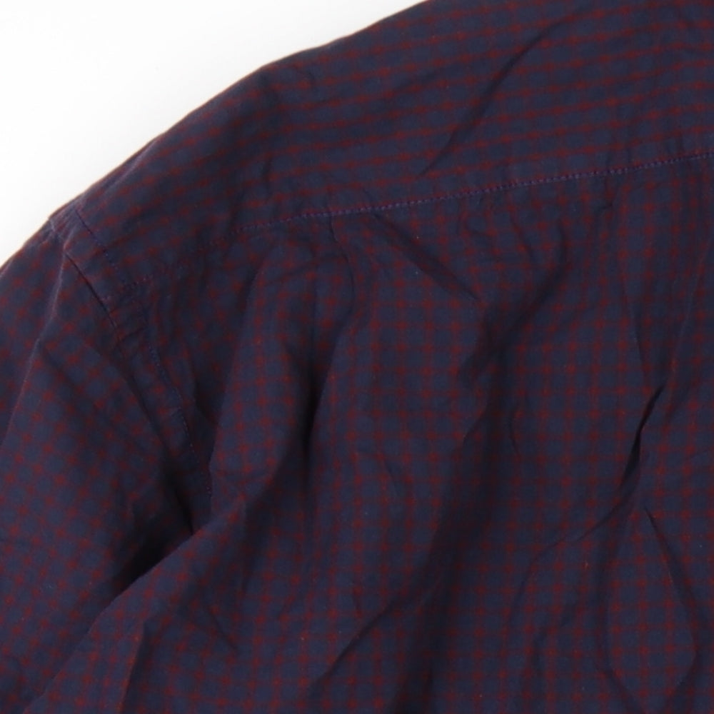 Mens UK Collar Size 16.5 Douglas Smart Blue Dress Shirt