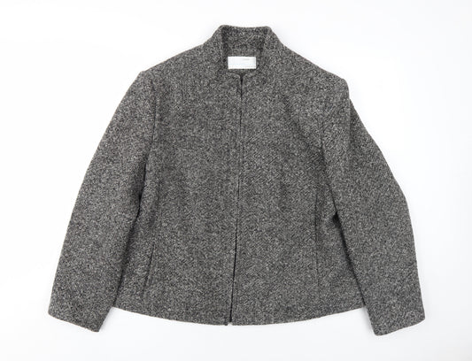 Womens UK Size 20 AMARANTO Grey Jacket