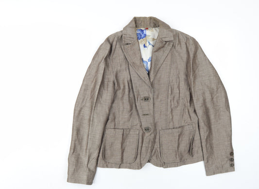 Womens UK Size 8 FSR Brown Jacket