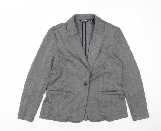 Womens UK Size S Lands' End Grey Jacket