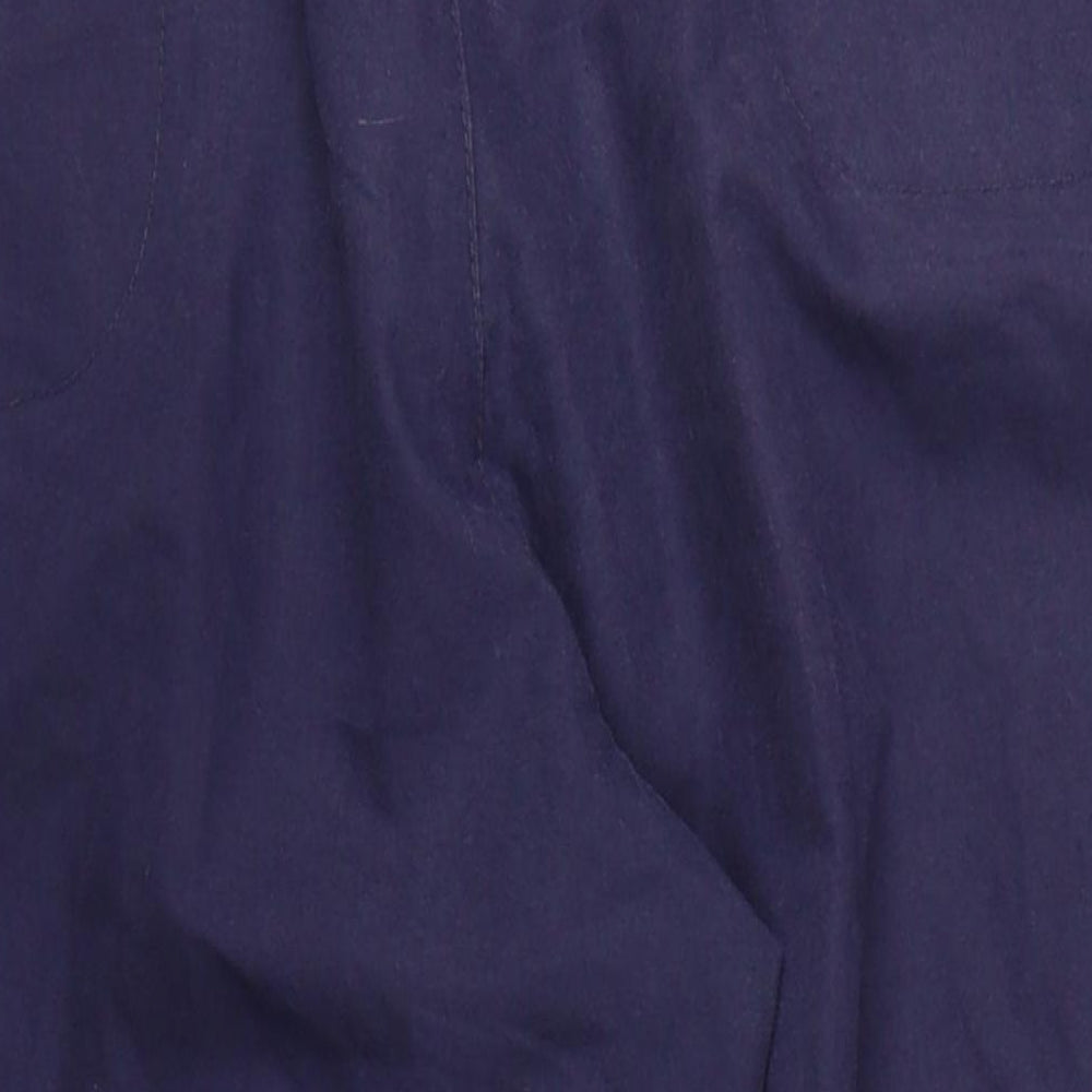 Trekmates Mens Blue Polyester Trousers Size L L32 in Regular Zip