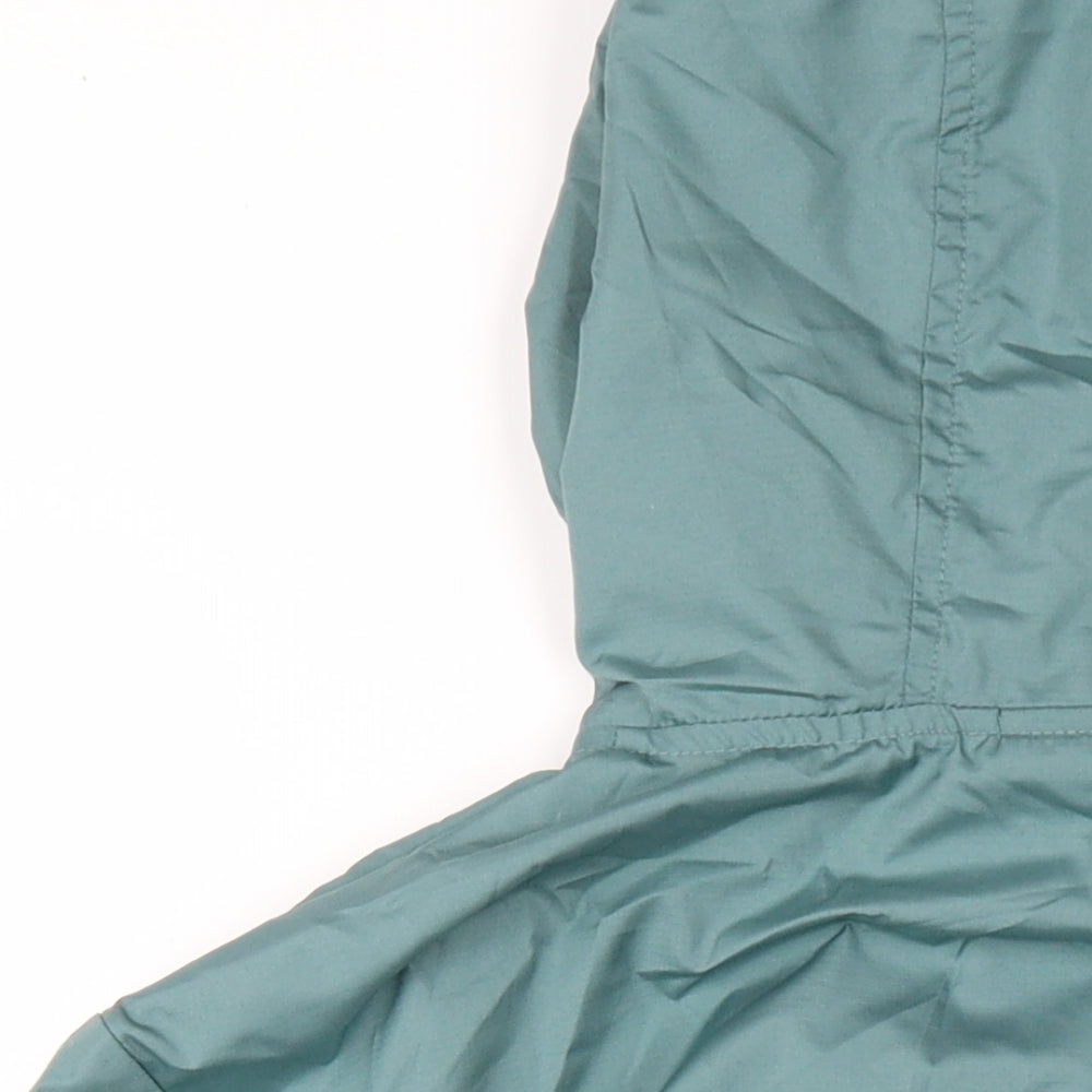 Element Boys Green Rain Coat Coat Size 14 Years Zip