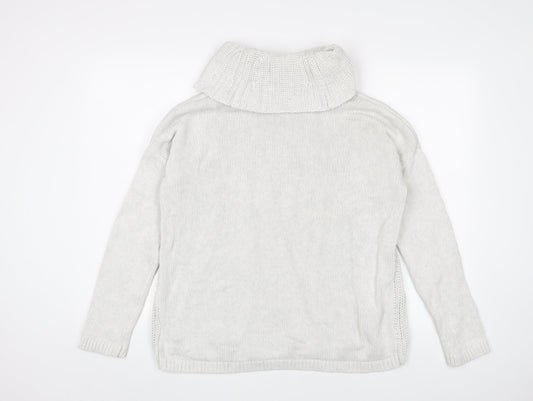 Womens UK Size L Rachel Zoe White Pullover Jumper