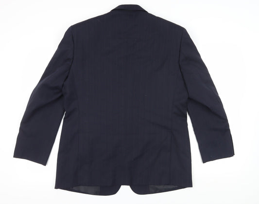 Mens UK Size 42 Moorcroft Regular Blue Suit Jacket