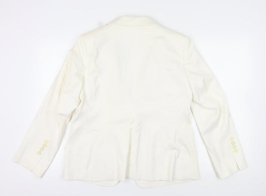 Principles Ivory Women's Regular Fit Blazer