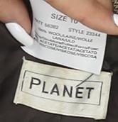 Womens UK Size 10 Planet Regular Grey Suit Jacket