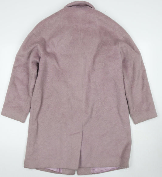 Great Plains Women's Purple Wool Blend Overcoat XS