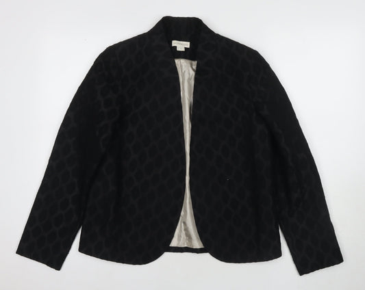 Womens UK Size 10 Monsoon Black Basic Jacket