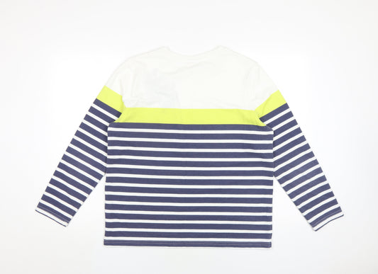 Damart Women's Multicoloured Striped Jersey T-Shirt