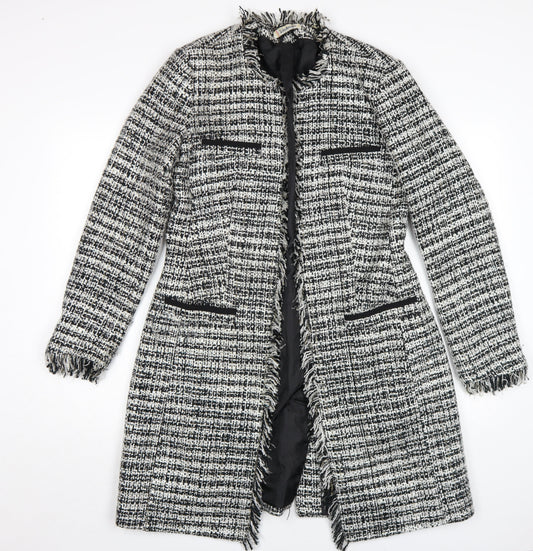 Womens UK Size 10 Kaleidoscope Multicoloured Overcoat