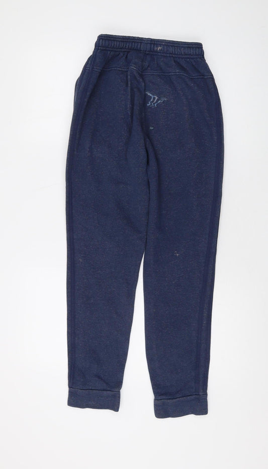Unisex Adultss UK Size XS adidas Regular Fit Jogger Blue Trousers