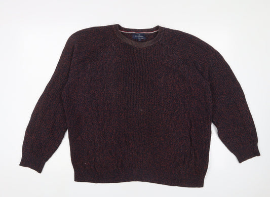 Mens UK Size M Blue Harbour Multicoloured Pullover Jumper