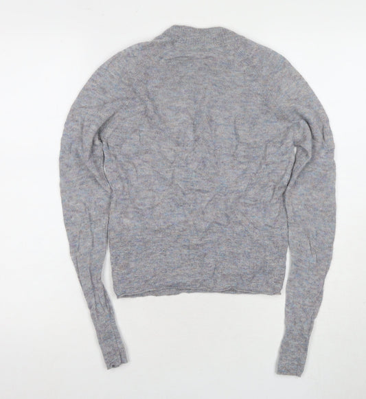 Jack Wills Women's Grey Crew Neck Jumper Size 8