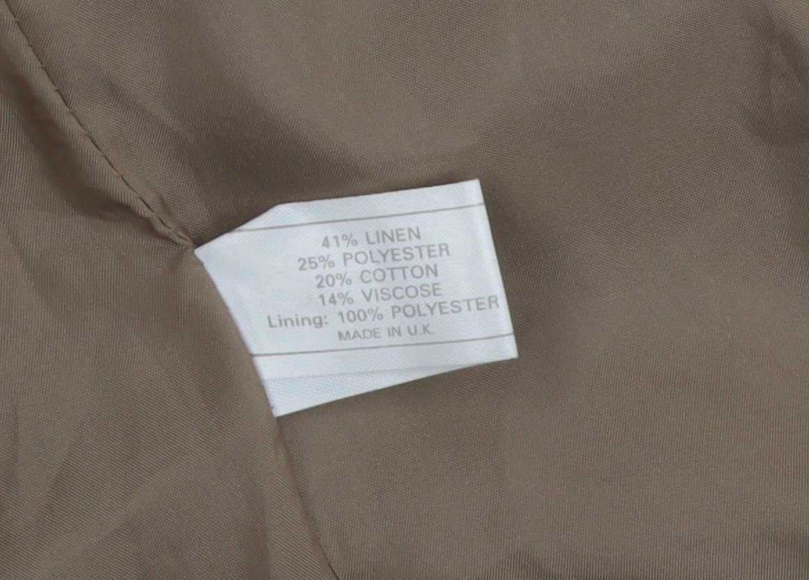 Womens UK Size 10 Richards Brown Basic Jacket