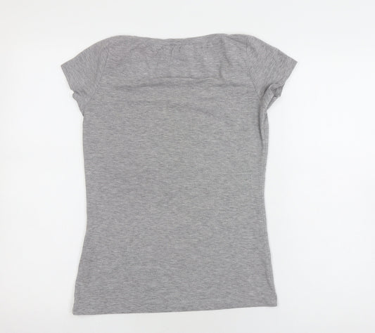 Womens UK Size S O'Neill Grey Basic T-Shirt
