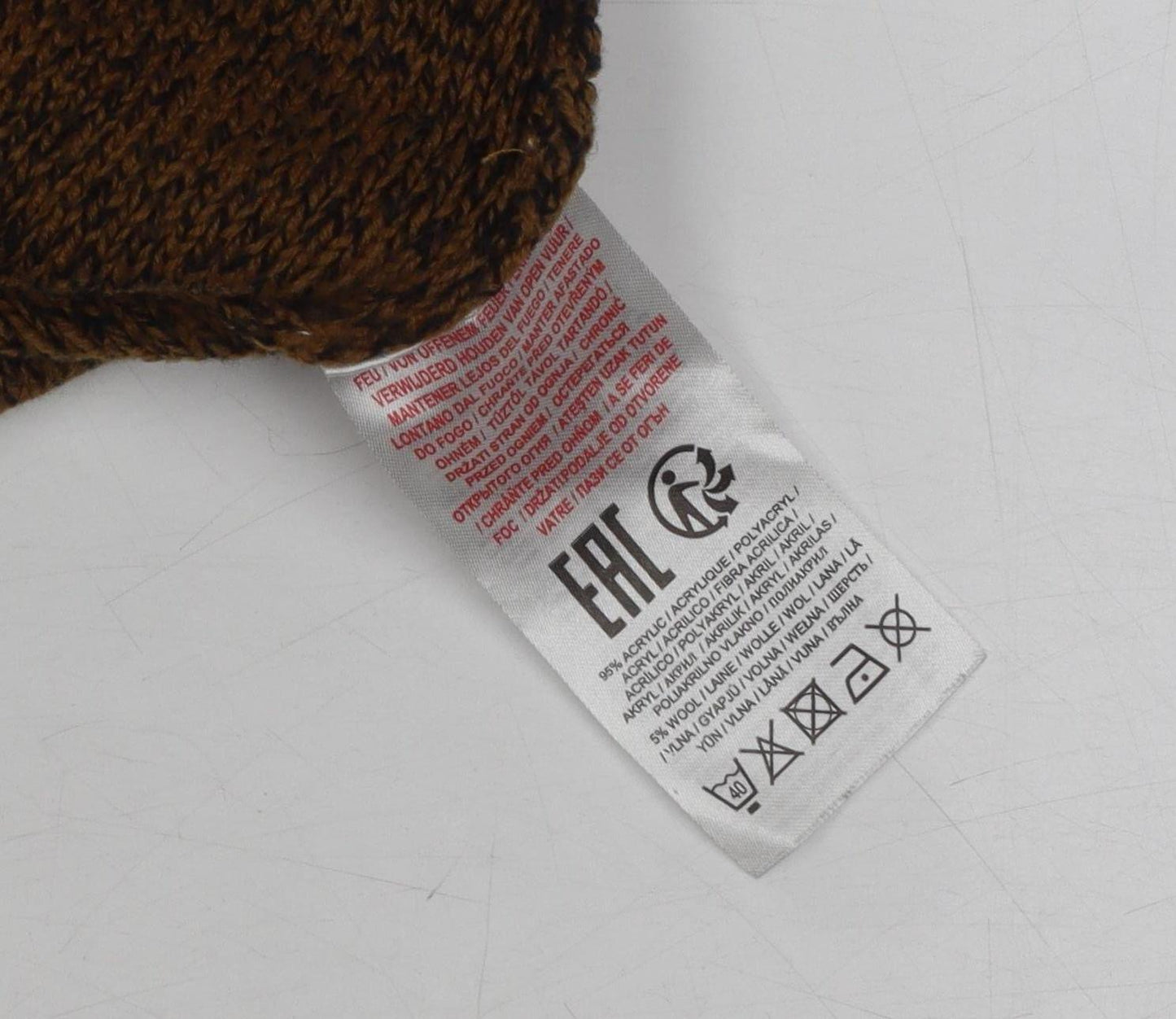 Unisex Adults UK Size M Tokyo Laundry Brown Full Zip Jumper