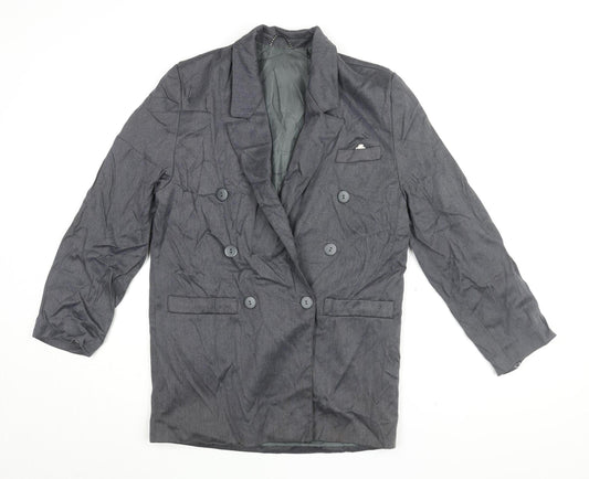 Womens UK Size 10 Dorothy Perkins Grey Basic Jacket