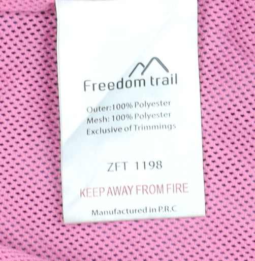 Womens UK Size 4 Freedom Trail Blue Rain Coat