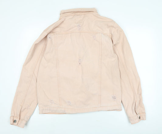 Mens UK Size XL Soul Star Pink Basic Jacket