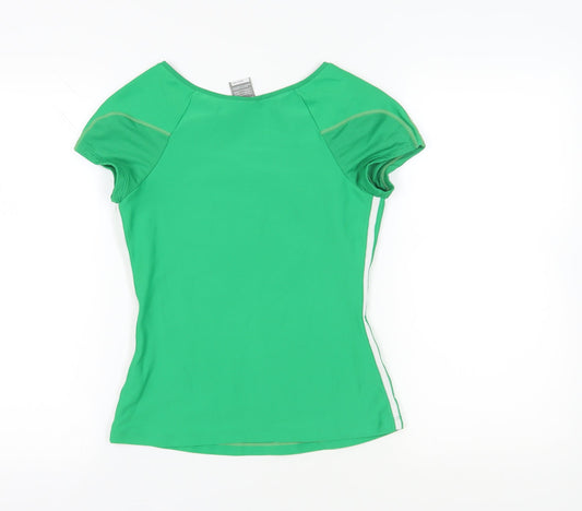 Nike Women's Green Athletic T-Shirt - Size S