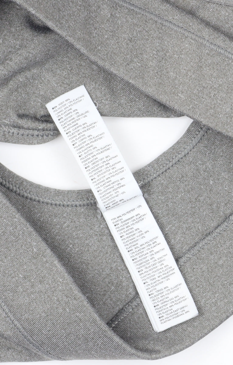 Nike Women's Grey XS Racerback Sports Tank