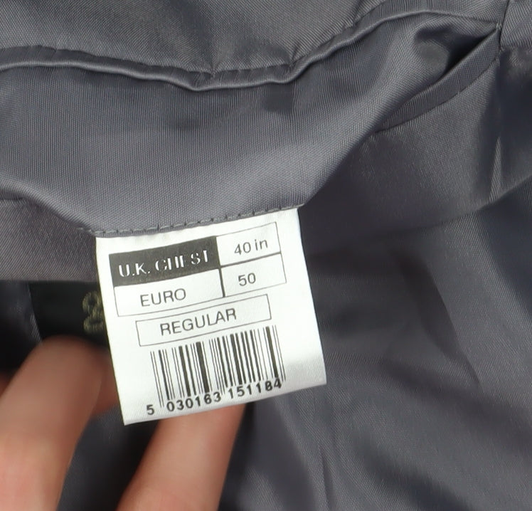 Mens UK Size 40 Genesis Regular Black Suit Jacket