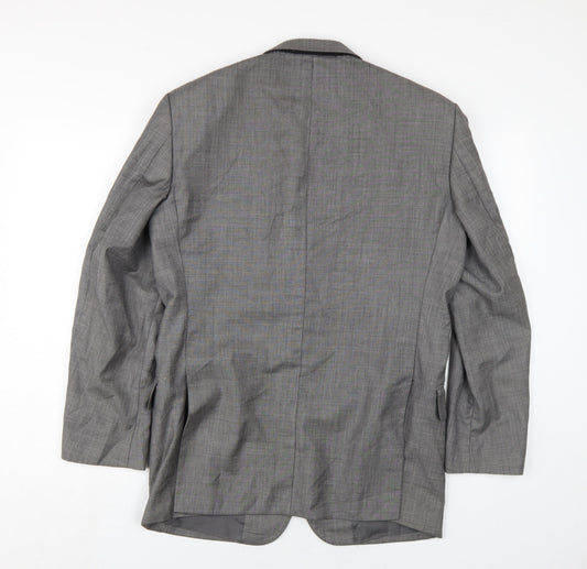 Mens UK Size 38 T.M.Lewin Regular Grey Suit Jacket