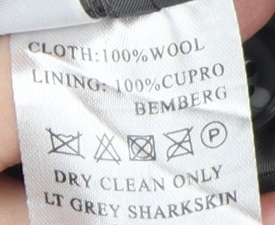 Mens UK Size 38 T.M.Lewin Regular Grey Suit Jacket