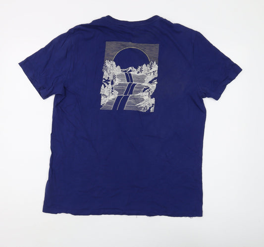 Mens UK Size M Gap Blue T-Shirt