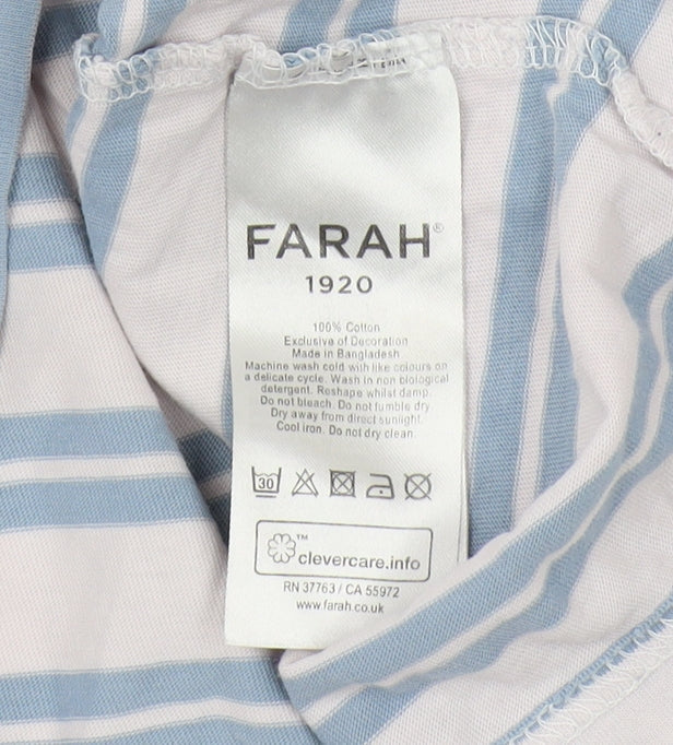 Mens UK Size M Farah Blue T-Shirt