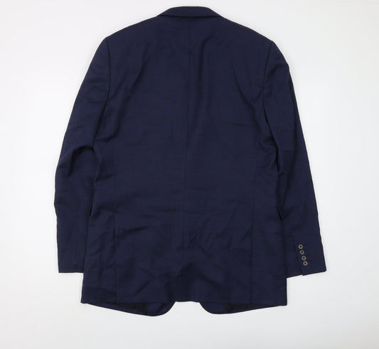 Mens UK Size 40 Jaeger Regular Blue Suit Jacket
