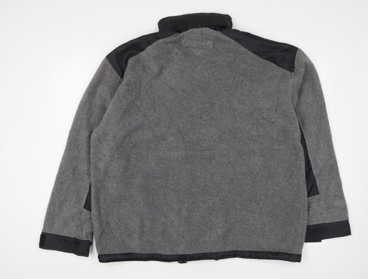 Mens UK Size M Urban Exposure Grey Windbreaker Coat