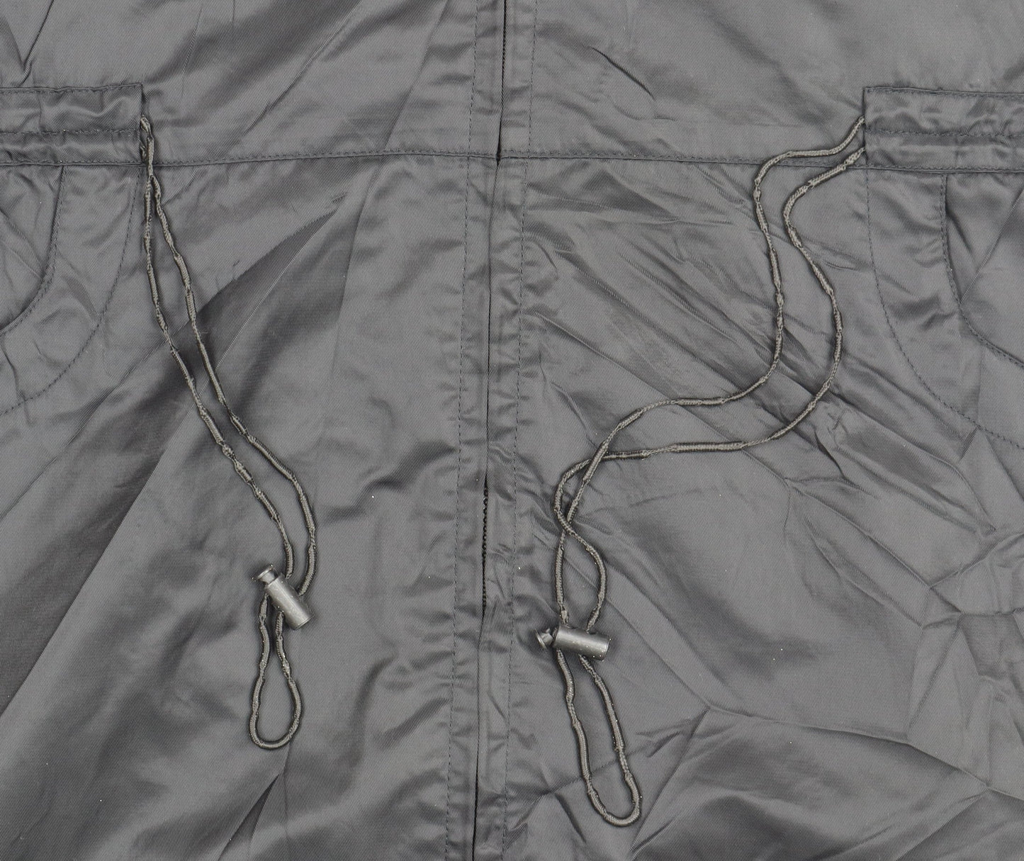 Active Women's Black Parka Jacket with Hood Size 10