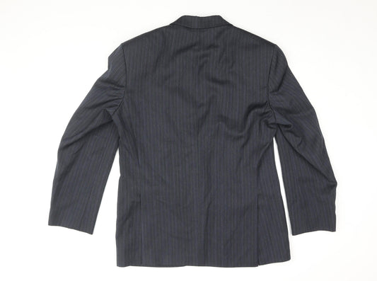 Mens UK Size 38 Marks and Spencer Regular Blue Suit Jacket