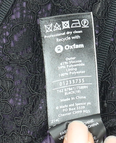 Marks and Spencer Women's Black Lace Jacket Size 10