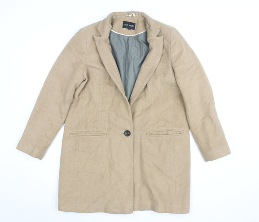 Womens UK Size 12 NEXT Beige Overcoat