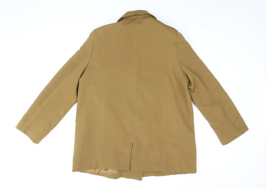 Womens UK Size 8 Missguided Brown Basic Jacket