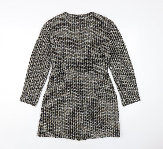 Womens UK Size M Zara Multicoloured Cardigan Jumper