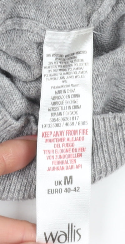 Womens UK Size 12 Wallis Grey Pullover Jumper