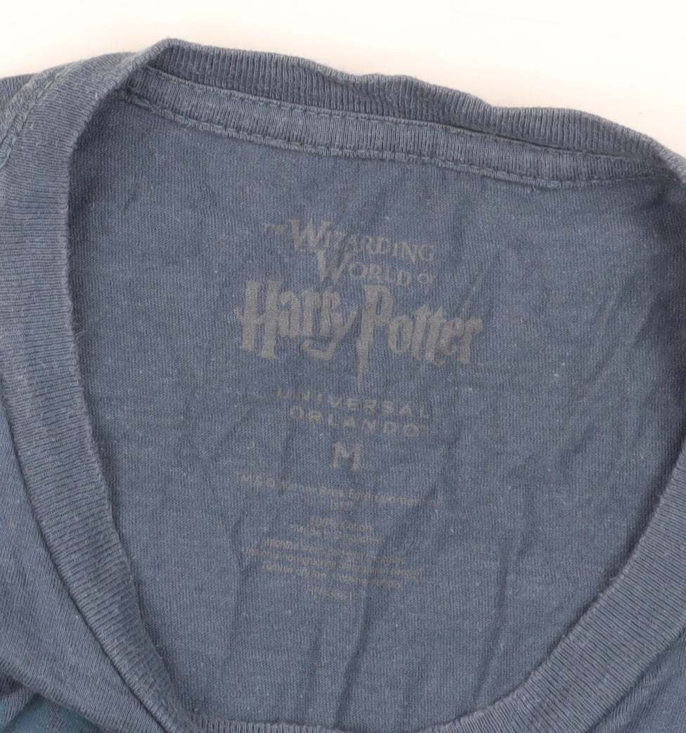 Mens UK Size M Harry Potter Blue T-Shirt