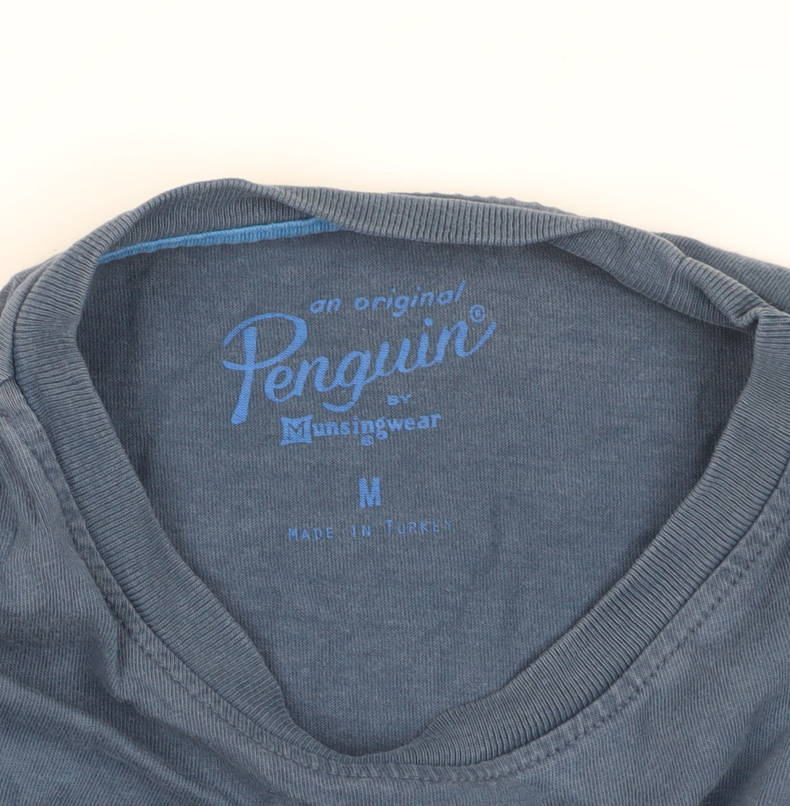 Original Penguin Blue Graphic Print Men's T-Shirt M