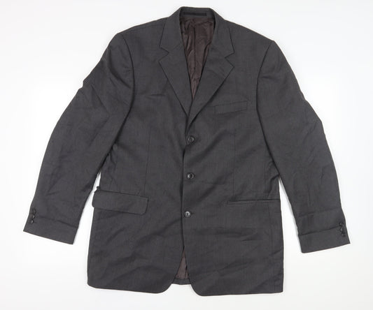 Mens UK Size 42 Austin Reed Regular Grey Suit Jacket