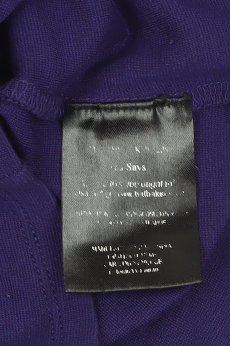 Womens UK Size XS Ted Baker Purple Basic T-Shirt