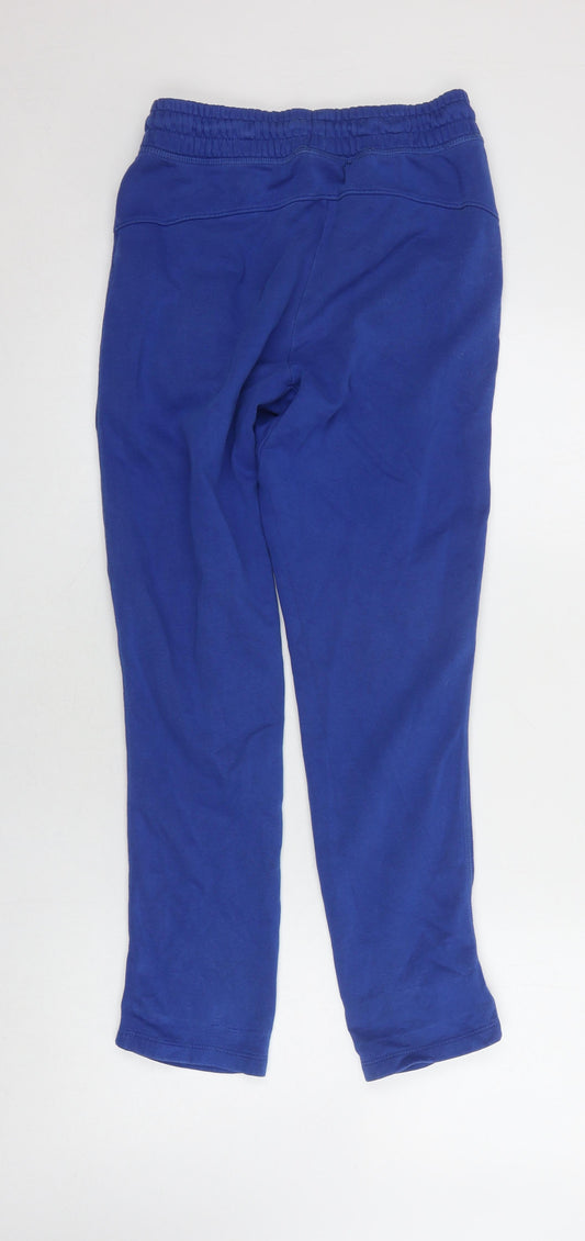 Gap Teens Blue Superman Joggers, Size 14, Cotton Blend, Casual